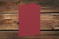 [16400972] Klappkarten 74/148x105 mm (A7) hochdoppelt Rosso gerippt 220 g/qm